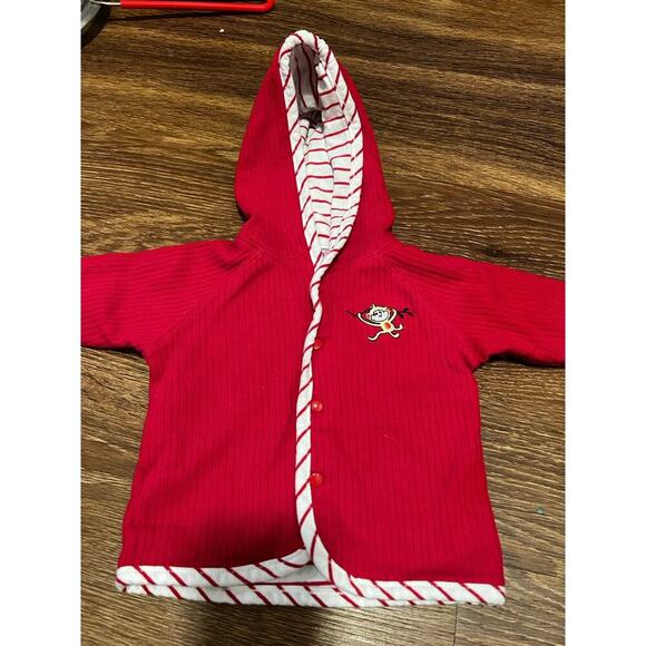 Vintage Baby Connection Red ribbed two piece set - Picture 5 of 7